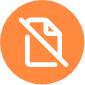 Paperless transactions and documentation icon