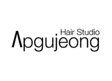 Apgujeong Hair Studio logo with transparent background